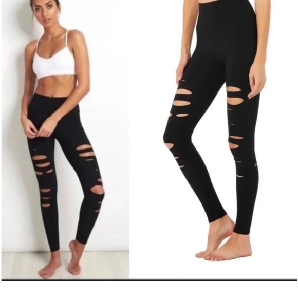 ALO cutout leggings navy blue size small - Picture 4 of 4